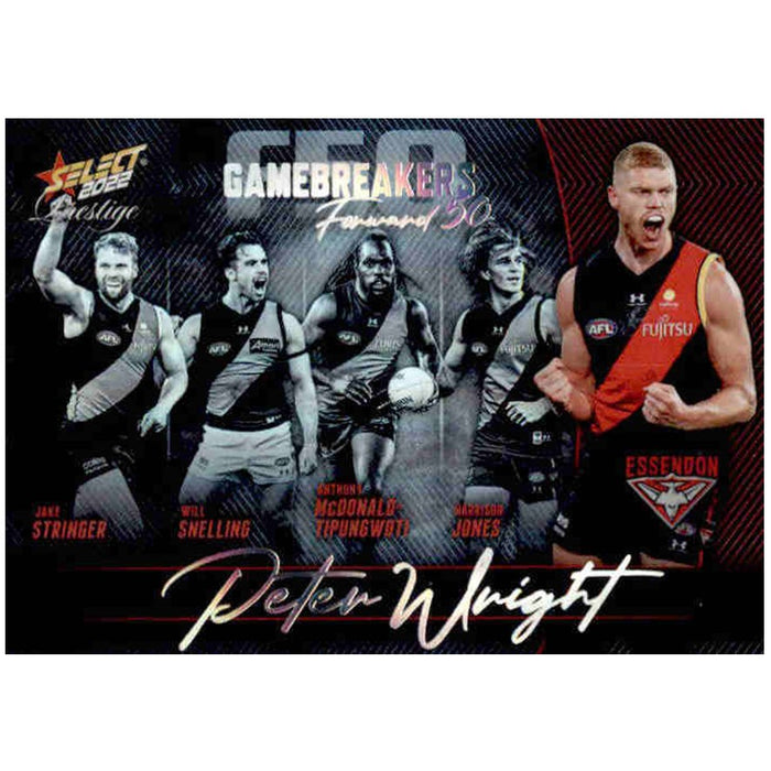 Peter Wright, Gamebreakers Parallel, 2022 Select AFL Prestige
