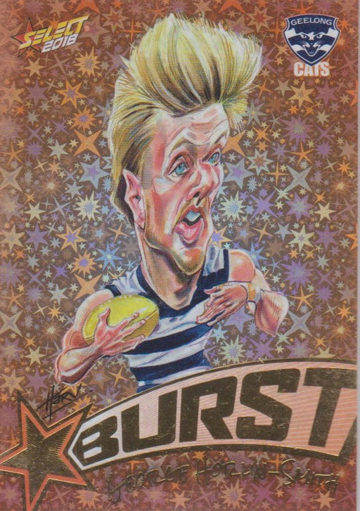George Horlin-Smith, Starburst Orange Caricatures, 2018 Select AFL Footy Stars