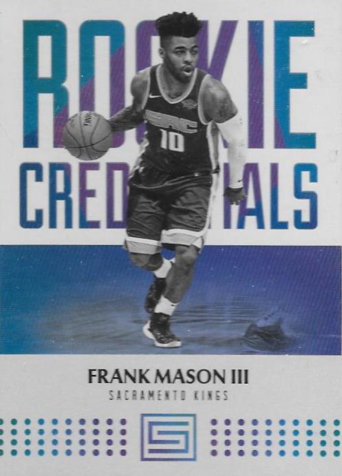 Frank Mason III, Rookie Credentials, 2017-18 Panini Status Basketball NBA