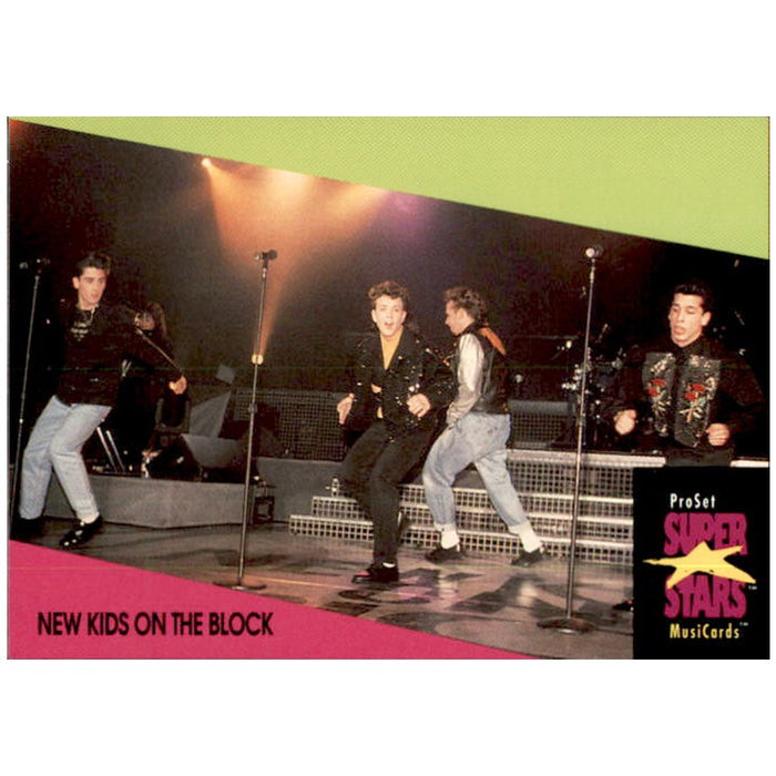 New Kids on the Block, #99, 1991 Pro Set Super Stars MusiCards