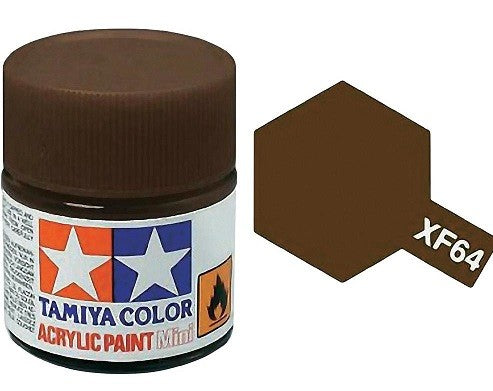 TAMIYA ACRYLIC MINI XF-64 RED BROWN 10ml