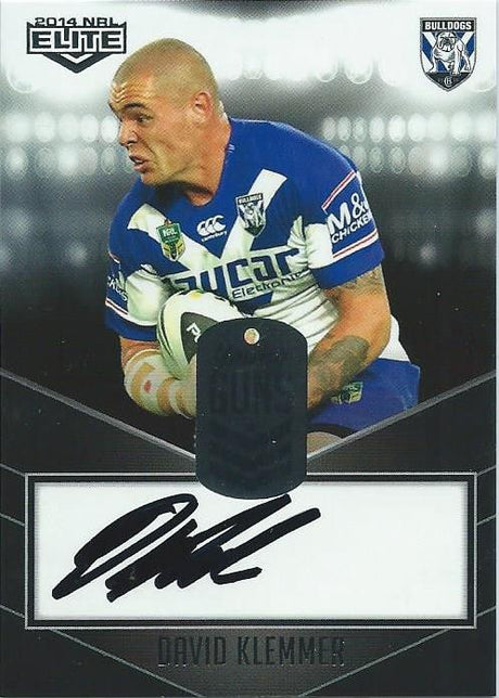 David Klemmer, Young Guns Signature, 2014 ESP Elite NRL